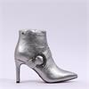 Una Healy Perfect Match Brooch Heel Boot - Silver